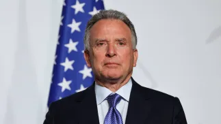 Wysłannik USA Steve Witkoff. Fot. PAP/EPA/LUDOVIC MARIN / POOL