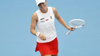 Iga Świątek. Fot. EPA/MARK EVANS