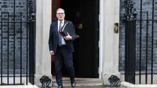 Премьер-министр Великобритании Кир Стармер. Fot. PAP/EPA/	NEIL HALL