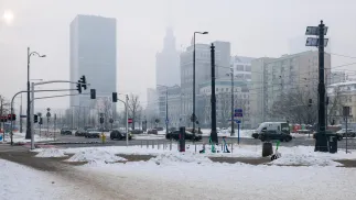 Mróz w Warszawie, zdjęcie ilustracyjne, fot. PAP/Albert Zawada