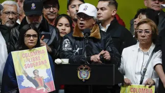 Prezydent Kolumbii Gustavo Petro, fot. PAP/EPA/EFE/Carlos Ortega