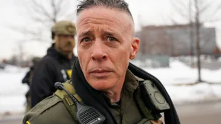 Gregory Bovino. Fot. PAP/ EPA/CRAIG LASSIG 