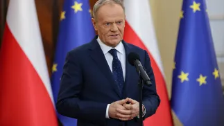 Premier Donald Tusk. Fot. PAP/Albert Zawada