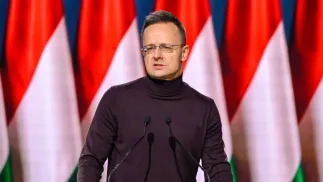 Peter Szijjarto Fot. PAP/EPA/Robert Hegedus