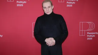 Wokalista Ralph Kamiński. Fot. PAP/Rafał Guz