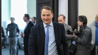 Радослав Сікорський. Fot. PAP/Radek Pietruszka