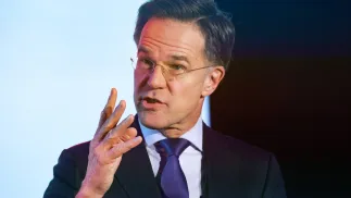 Mark Rutte. Fot. PAP/ EPA/OLIVIER HOSLET