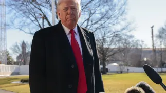 Donald Trump. Fot. PAP/EPA/SHAWN THEW 