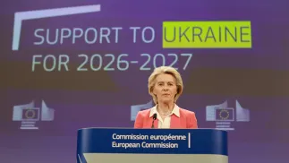 Урсула фон дер Ляєн. Fot. PAP/EPA/OLIVIER HOSLET