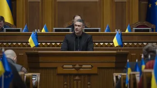 Михайло Федоров. Fot. PAP/EPA/ANDRII NESTERENKO