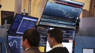 Wall Street. Fot. PAP/ EPA/SARAH YENESEL