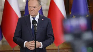 Premier Donald Tusk, fot. PAP/Tomasz Gzell