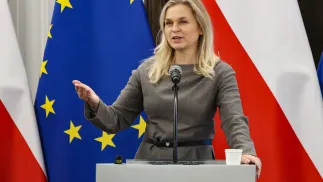 Barbara Nowacka Fot. PAP/Albert Zawada