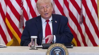 Donald Trump. Fot. PAP/EPA/SHAWN THEW