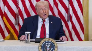 Donald Trump. Fot. PAP/EPA/SHAWN THEW