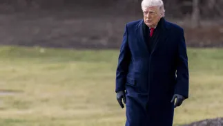 Prezydent USA Donald Trump. Fot. PAP/EPA/SHAWN THEW