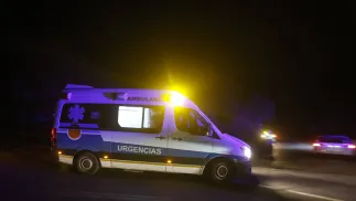 Miejsce wypadku kolejowego na trasie Malaga-Madryt. Fot. PAP/EPA/SALAS