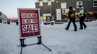 Nuuk, stolica Grenlandii. Fot. PAP/EPA/MADS CLAUS RASMUSSEN