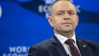 Prezydent Polski Karol Nawrocki. Fot. PAP/EPA/	GIAN EHRENZELLER