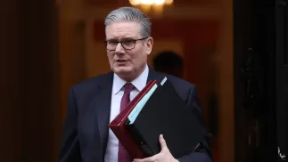 Premier Wielkiej Brytanii Keir Starmer. Fot. PAP/EPA/NEIL HALL