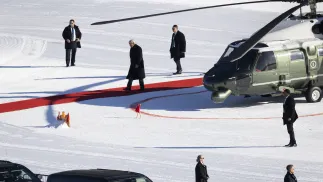 Prezydent USA Donald Trump. Fot. PAP/EPA/MICHAEL BUHOLZER 