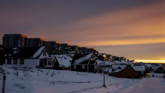 Nuuk - stolica Grenlandii Fot. PAP/EPA/RITZAU SCANPIX