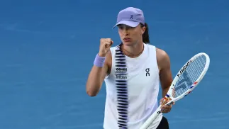 Iga Świątek. Fot. PAP/EPA/JOEL CARRETT