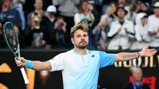 Stan Wawrinka. Fot. PAP/EPA/JAMES ROSS
