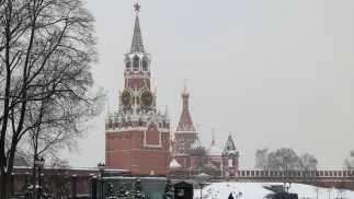 Спасская башня Московского Кремля. Фотоиллюстрация. Fot. PAP/EPA/RAMIL SITDIKOV/REUTERS/POOL