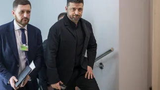 Владимир Зеленский Fot. PAP/EPA/GIAN EHRENZELLER