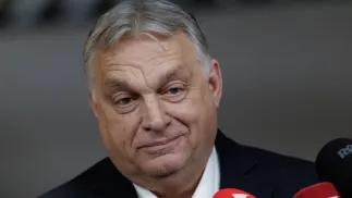 Viktor Orban Fot. PAP/EPA/Olivier Matthys