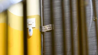 Mieszkanie, w którym doszło do tragedii Fot. PAP/Piotr Kowala