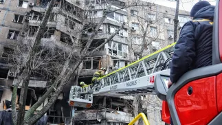 Последствия российской дроновой атаки в Одессе. Fot. PAP/Alena Solomonova