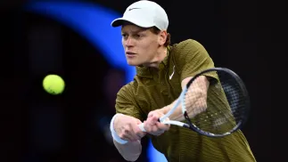 Jannik Sinner. Fot. PAP/EPA/JOEL CARRETT