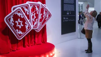 Warszawa, 29.01.2026. Otwarcie wystawy "Misterioso" Nadii Markiewicz w Muzeum Sztuki Nowoczesnej w Warszawie. Fot. PAP/Rafał Guz