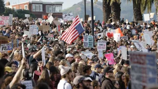 Протесты против ICE в Сан-Франсиско. Fot. PAP/EPA/John G. Mabanglo