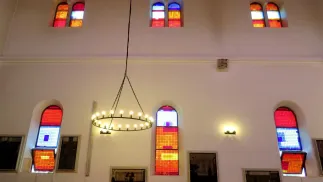 Ściana zachodnia nawy Fot. um.warszawa.pl/BSKZ