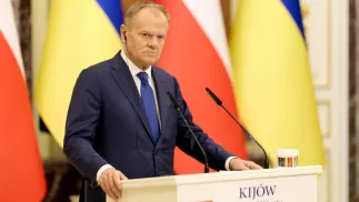 Киев. Премьер-министр Польши Дональд Туск. Fot. https://www.president.gov.ua/