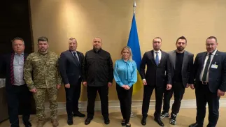 Украинская делегация. Fot. Facebook/Кирило Буданов / Kyrylo Budanov