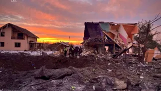 Наслідки російського обстрілу Київщини. Fot. Facbook / ДСНС України, ДСНС Київщини