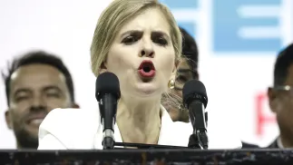 Laura Fernandez. Fot. PAP/EPA/JEFFREY ARGUEDAS