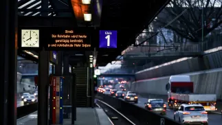 Strajk w Niemczech paraliżuje transport publiczny Fot. PAP/EPA/FRIEDEMANN VOGEL