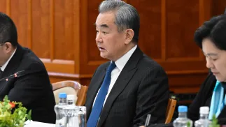 Wang Yi Fot. PAP/EPA/NOEMI BRUZAK