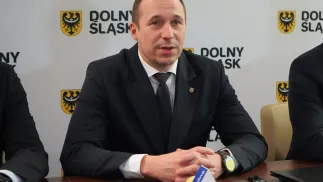 Marszałek województwa dolnośląskiego Paweł Gancarz. Fot. X/Paweł Gancarz