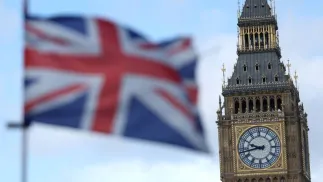 Flaga Wielkiej Brytanii, zdjęcie ilustracyjne, fot. PAP/EPA/NEIL HALL