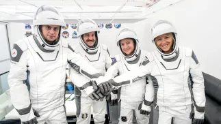 Czworo astronautów misji Crew-12, fot. NASA