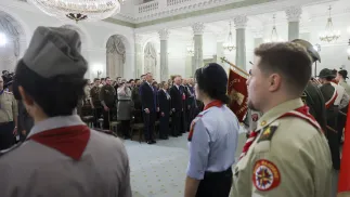 Prezydent Nawrocki: Harcerstwo wrośnięte jest wprost w polski nurt niepodległościowy i nurt suwerennej Polski. Fot. Przemysław Keler/KPRP