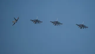 F-16. Fot. PAP/Grzegorz Michałowski (zdjęcie ilustracyjne)