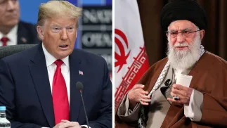 Donald Trump, Ali Chamenei. Fot. PAP/EPA/WILL OLIVER/IRAN'S SUPREME LEADER OFFICE