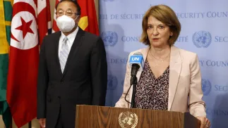 Mona Juul, fot. PAP/EPA/JASON SZENES